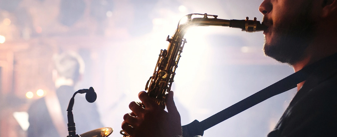 Saxophone Play Closeup