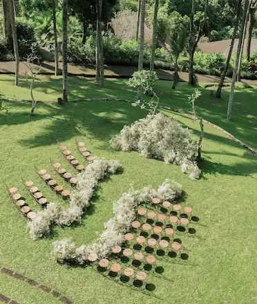 COMO Shambhala Estate Outdoor Wedding Venue