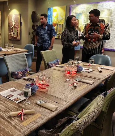 Table Setting for Freedom Fusion Dining at BKeto Restaurant