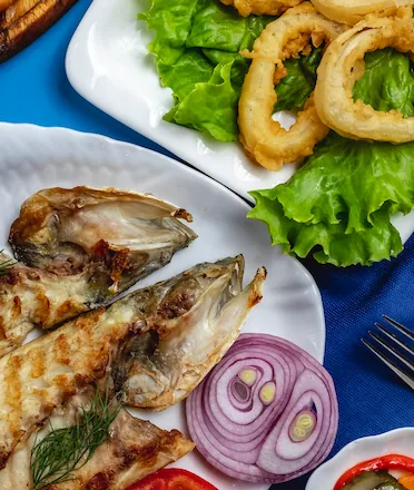 Delightful Platter of Seafood