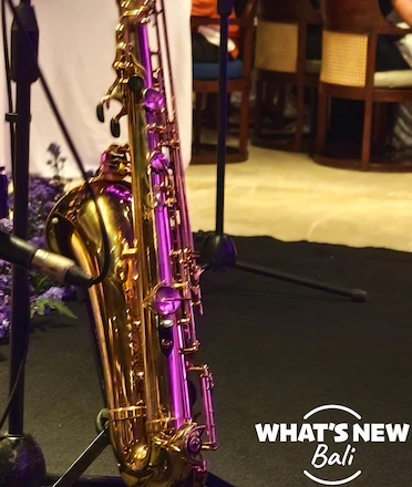 Saxophone on the stage