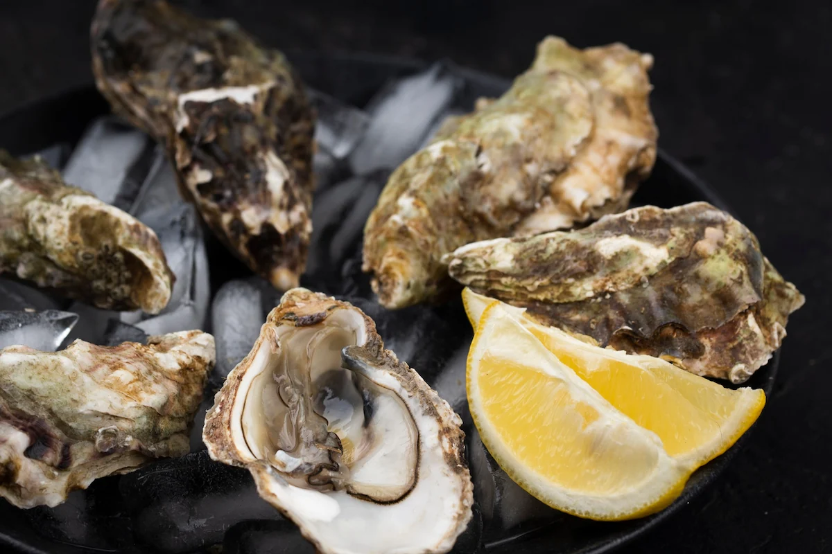 A Platter of Fresh Oyster