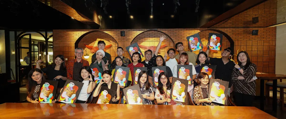 Pullman Bandung Grand Central Presents “A Twist of The Dream” with Sip & Paint Vol. 3