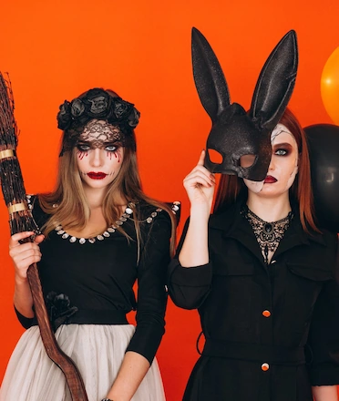 Women Wearing Cool Halloween Costume Women Wearing Cool Halloween Costume