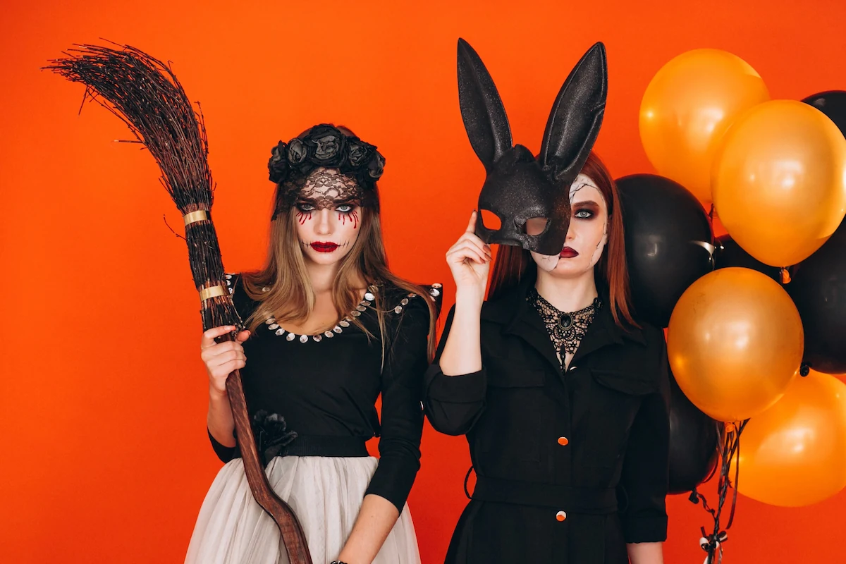 Women Wearing Cool Halloween Costume Women Wearing Cool Halloween Costume