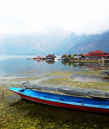 Lake Batur Shore, Old Boat