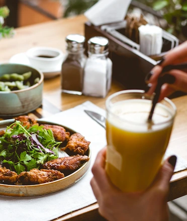 Woman Eating Breakfast