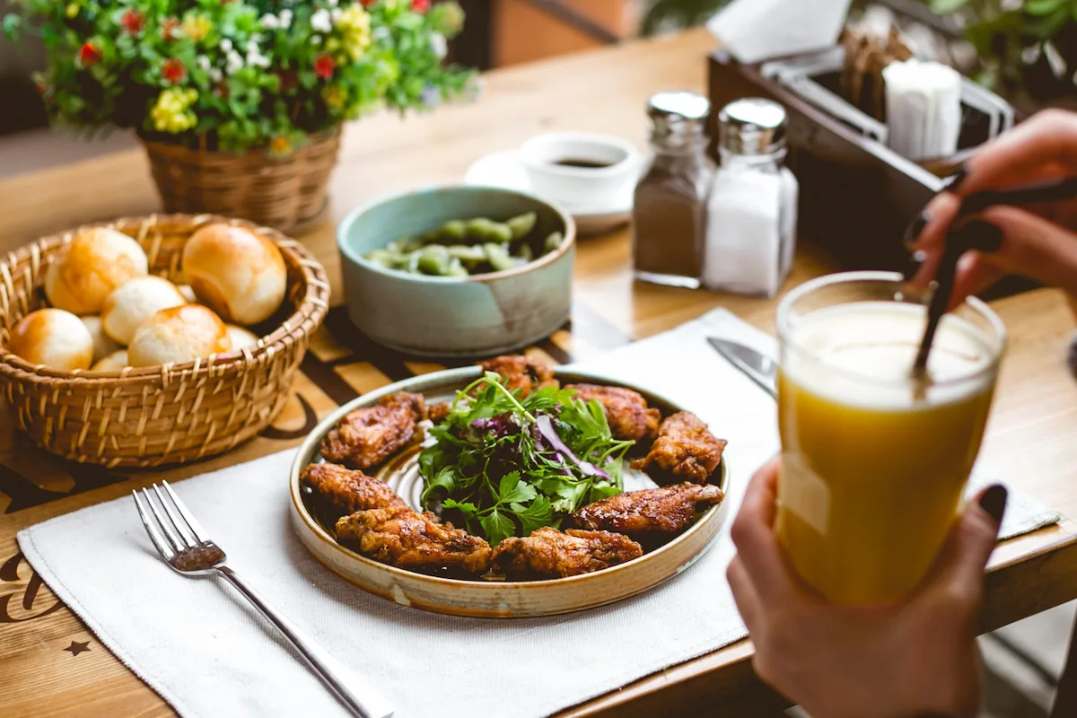 Woman Eating Breakfast