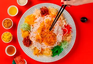 Raffles Jakarta Yu Sheng