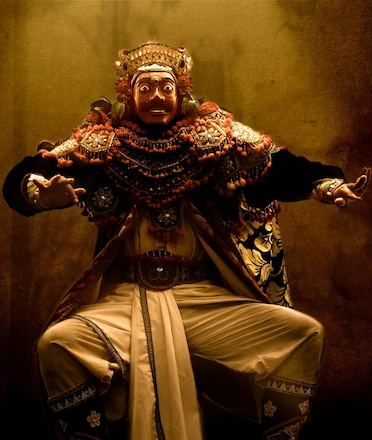 Tari Topeng Bali Illustration