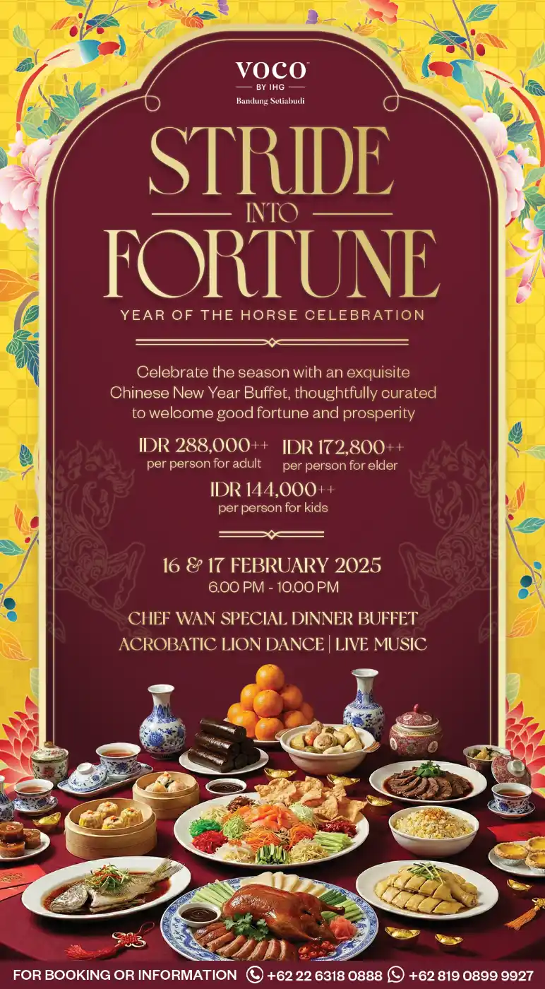 Stride Into Fortune at voco Bandung Setiabudi