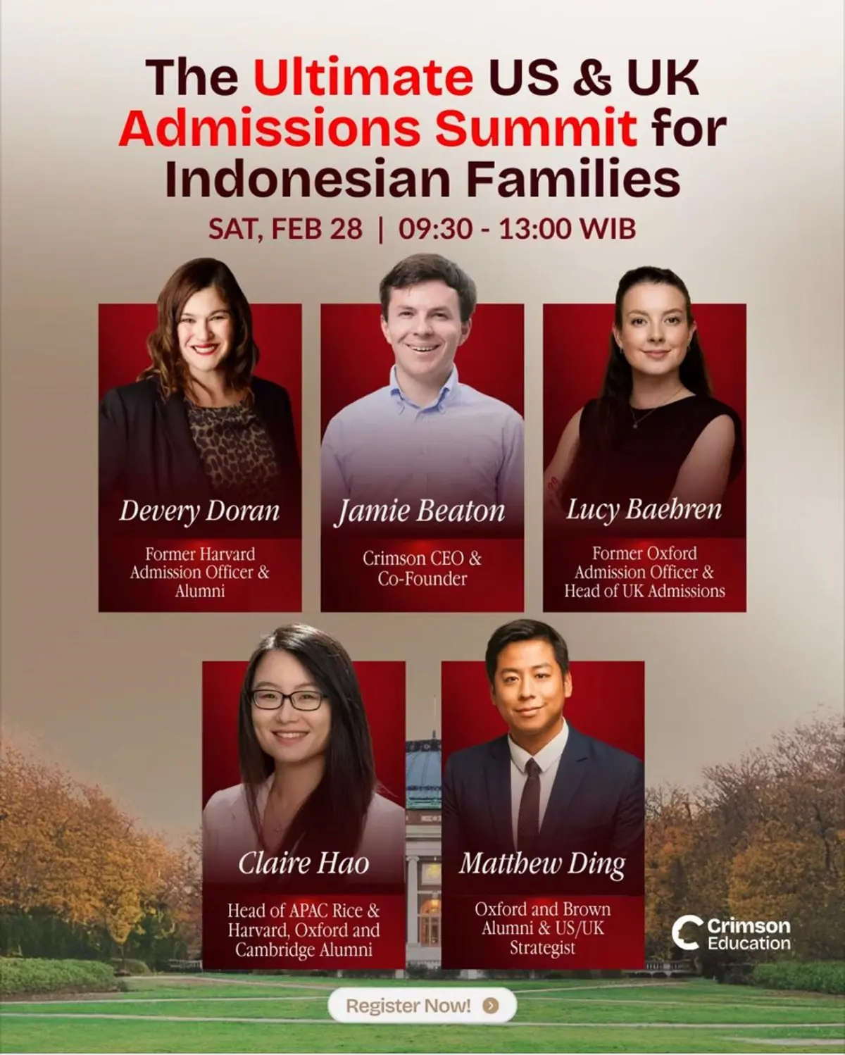 The Ultimate US & UK Admissions Summit For Indonesian Families
