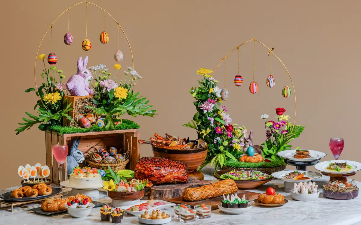 Easter-Brunch-Set-up-Intercontinental-Bali-Resort