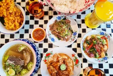 Kafetaria Menu on Table