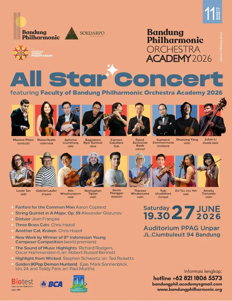 Bandung Philharmonic All Star Concert 2026
