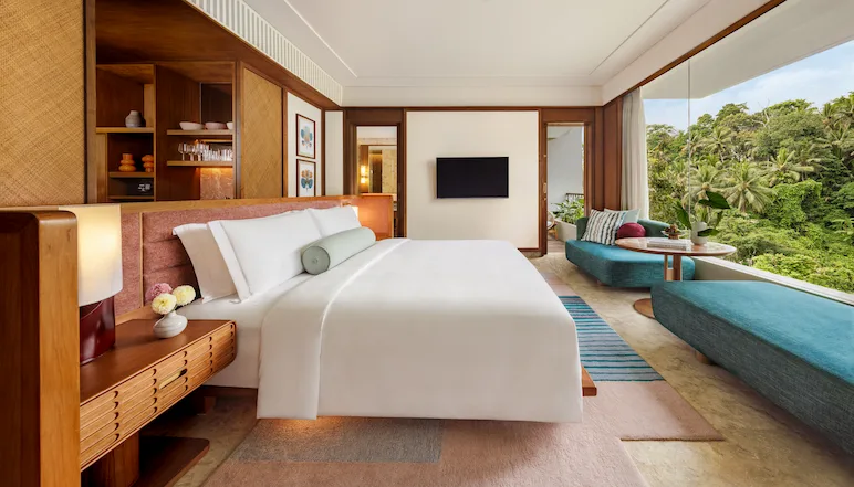 Room with jungle view