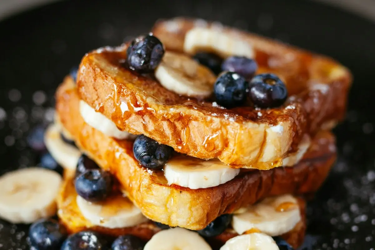 breakfast french blueberry toast