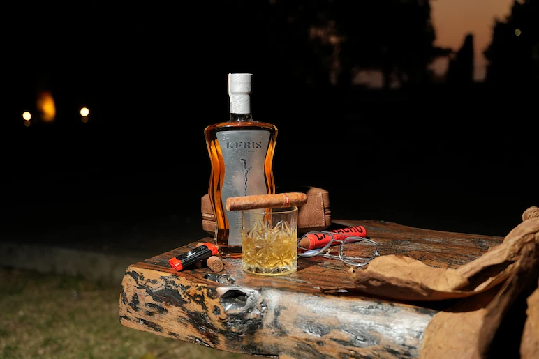 Whisky and cigar