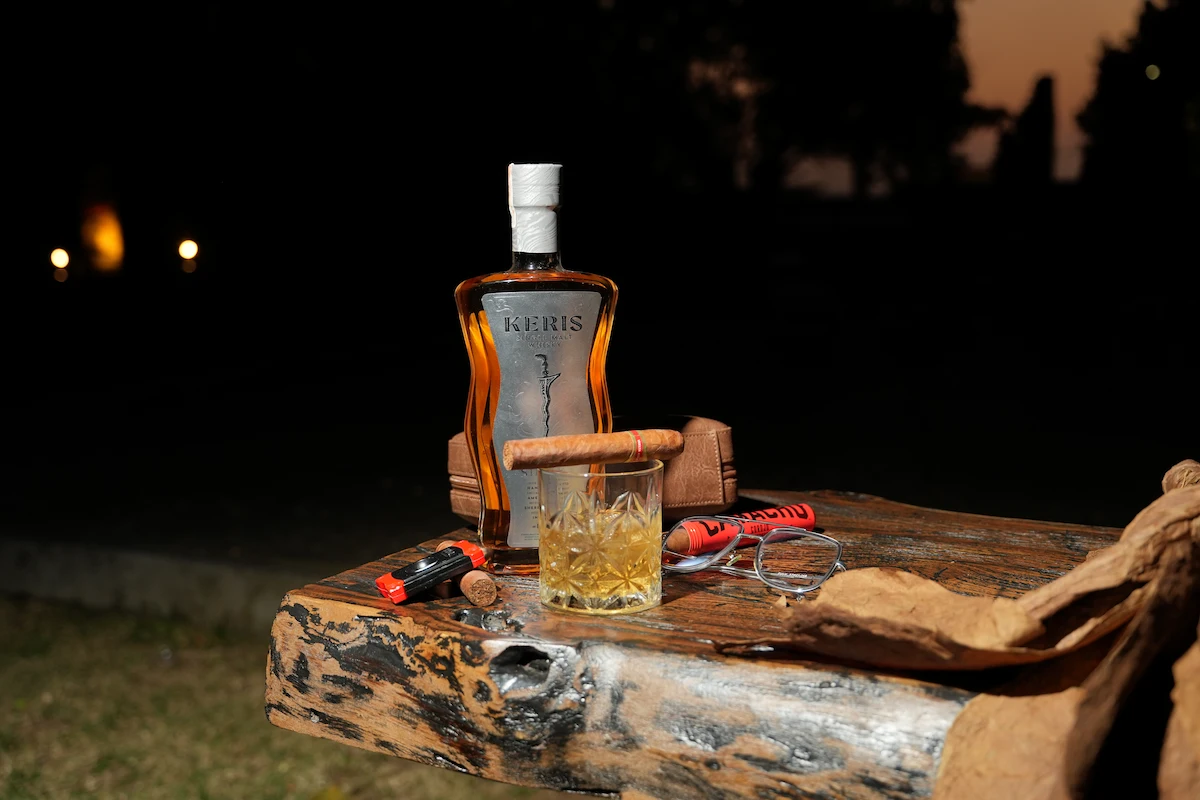 Whisky and cigar