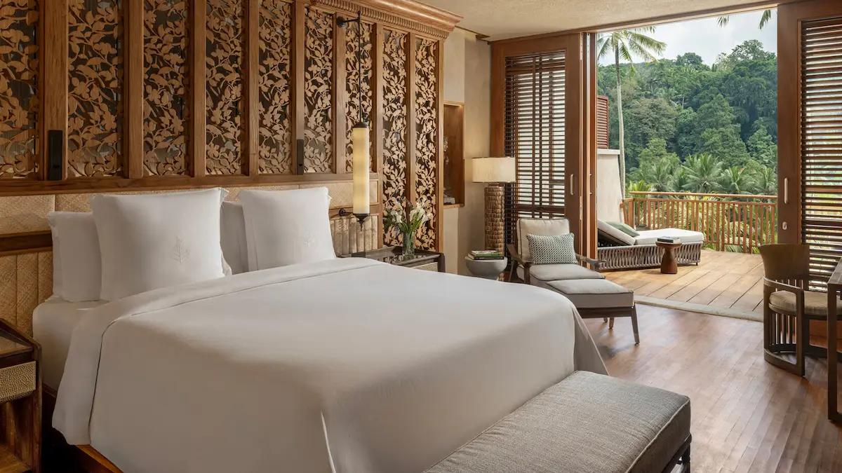 Bedroom in a resort