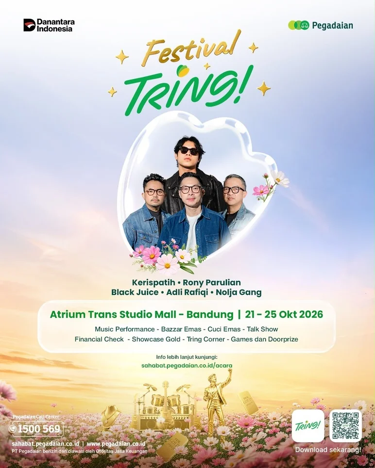 Festival Tring! Bandung: Gold Bazaar, K-Pop Competitions & Live Music