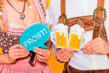 prost and beer signage