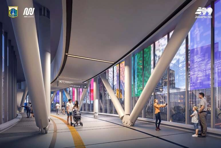 dukuh atas pedestrian deck