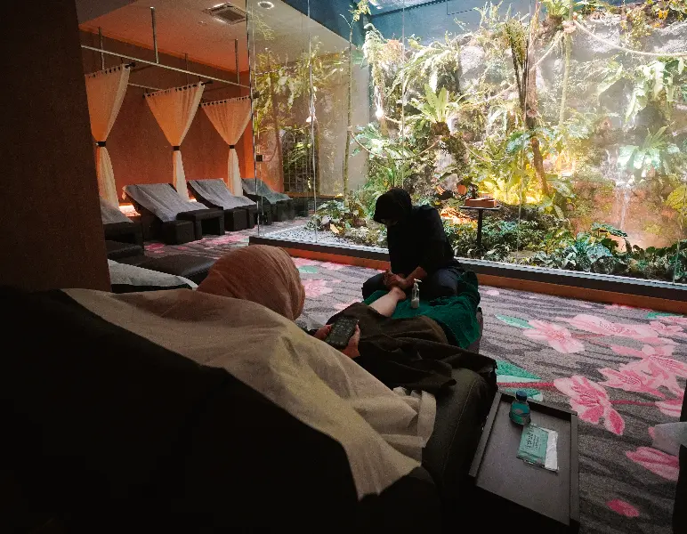 aviary at the treatment room