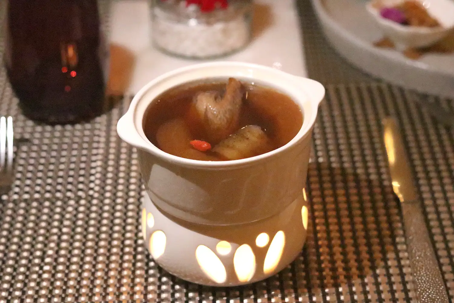 Double-Boiled Pigeon Consommé