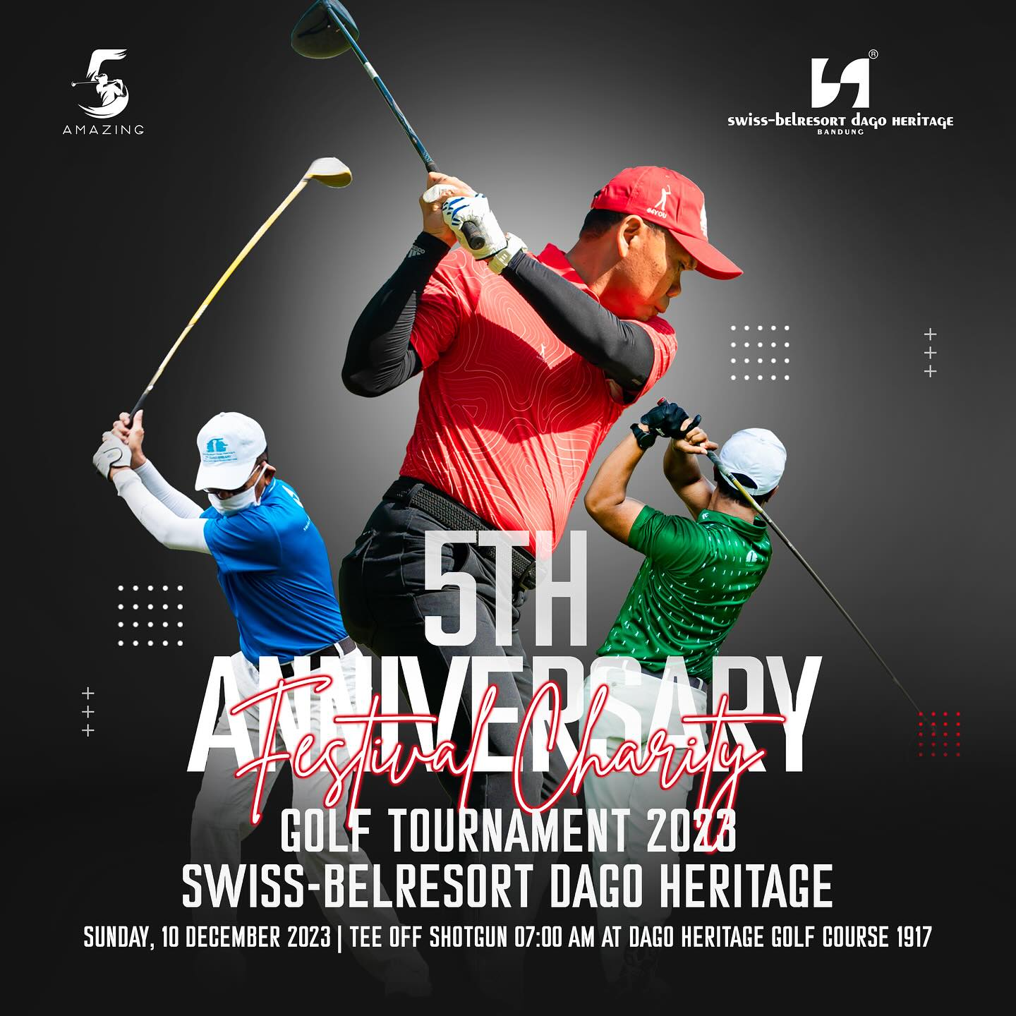 5th ANNIVERSARY FESTIVAL CHARITY GOLF TOURNAMENT 2023 SWISS-BELRESORT DAGO HERITAGE AT DAGO HERITAGE GOLF 1917 5th ANNIVERSARY FESTIVAL CHARITY GOLF TOURNAMENT 2023 SWISS-BELRESORT DAGO HERITAGE AT DAGO HERITAGE GOLF 1917