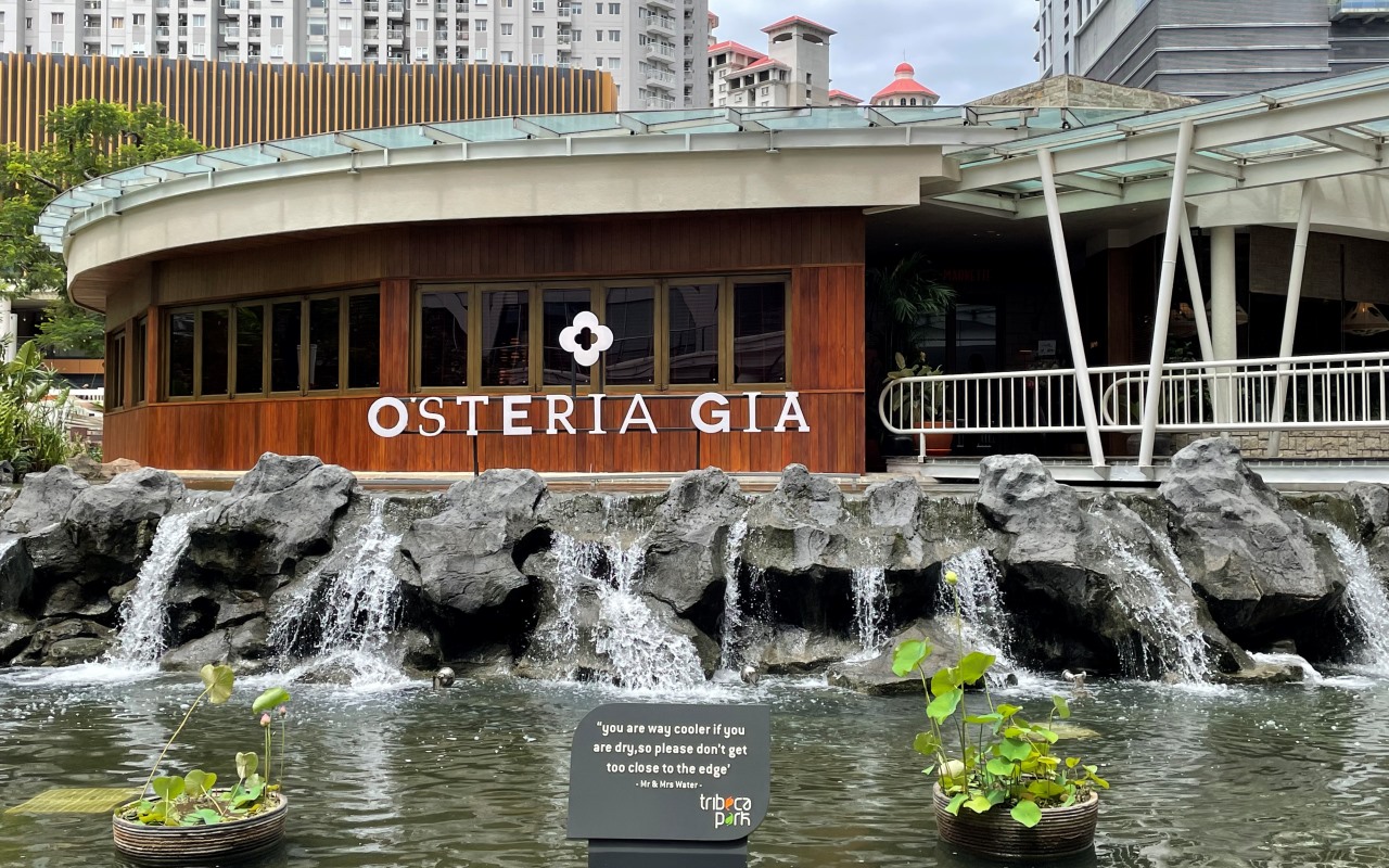 Osteria GIA Opens Seventh Outlet at Central Park Mall - Tribeca Park Osteria GIA Opens Seventh Outlet at Central Park Mall - Tribeca Park