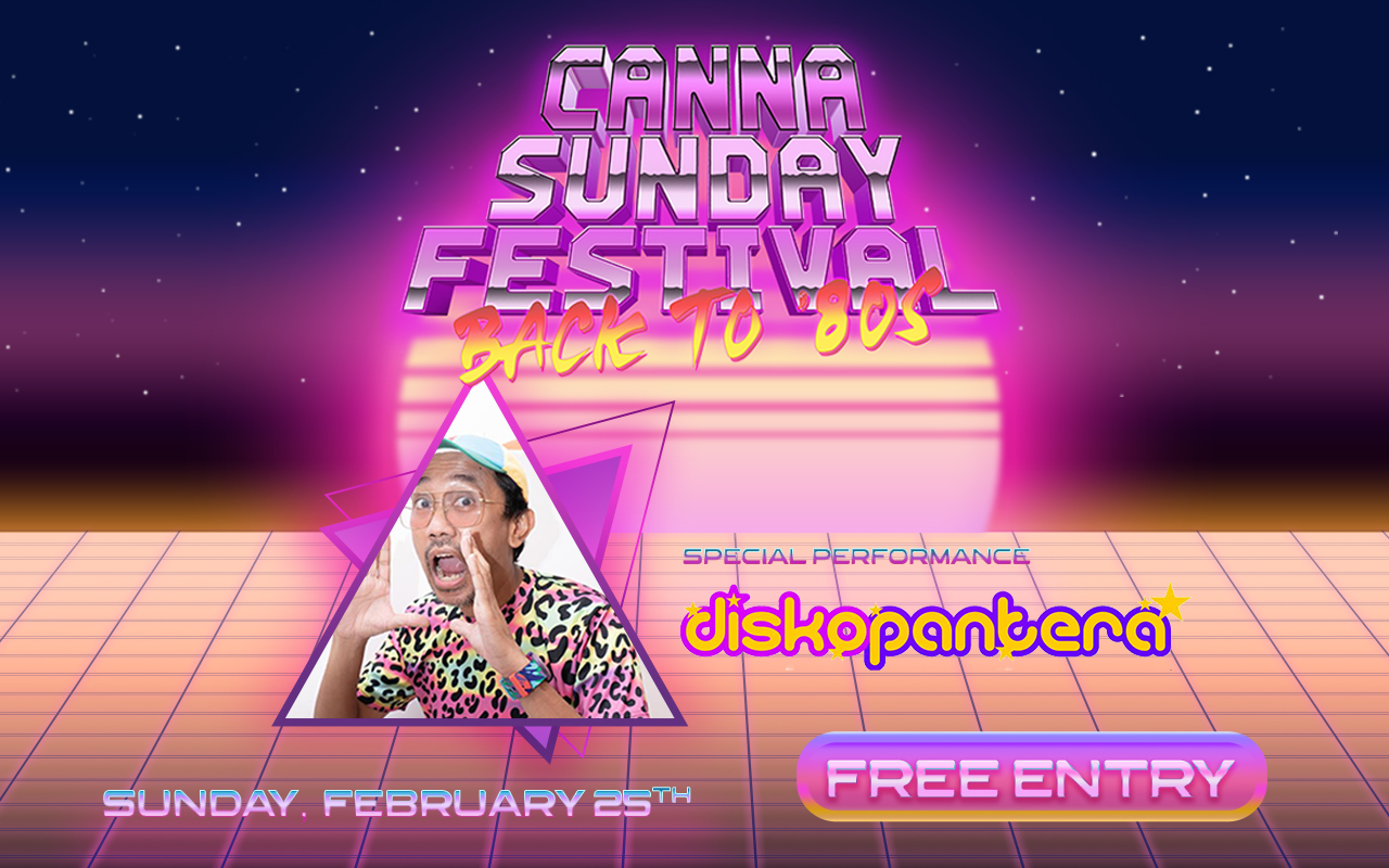 Canna Sunday Festival Back to '80s: DISKOPANTERA at Canna Bali Canna Sunday Festival Back to '80s: DISKOPANTERA at Canna Bali