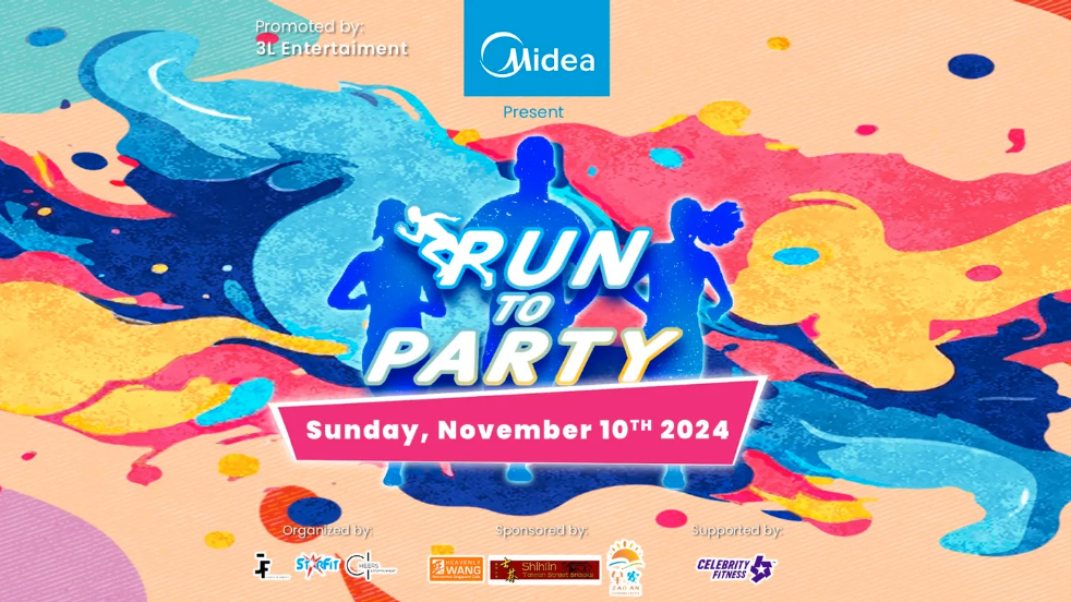 Midea Run to Party - Fun Run Only Midea Run to Party - Fun Run Only
