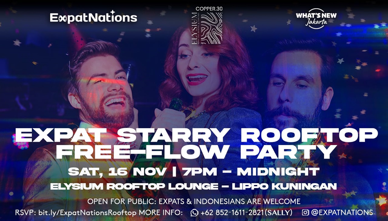 ExpatNations Starry Rooftop Free-Flow Party ExpatNations Starry Rooftop Free-Flow Party