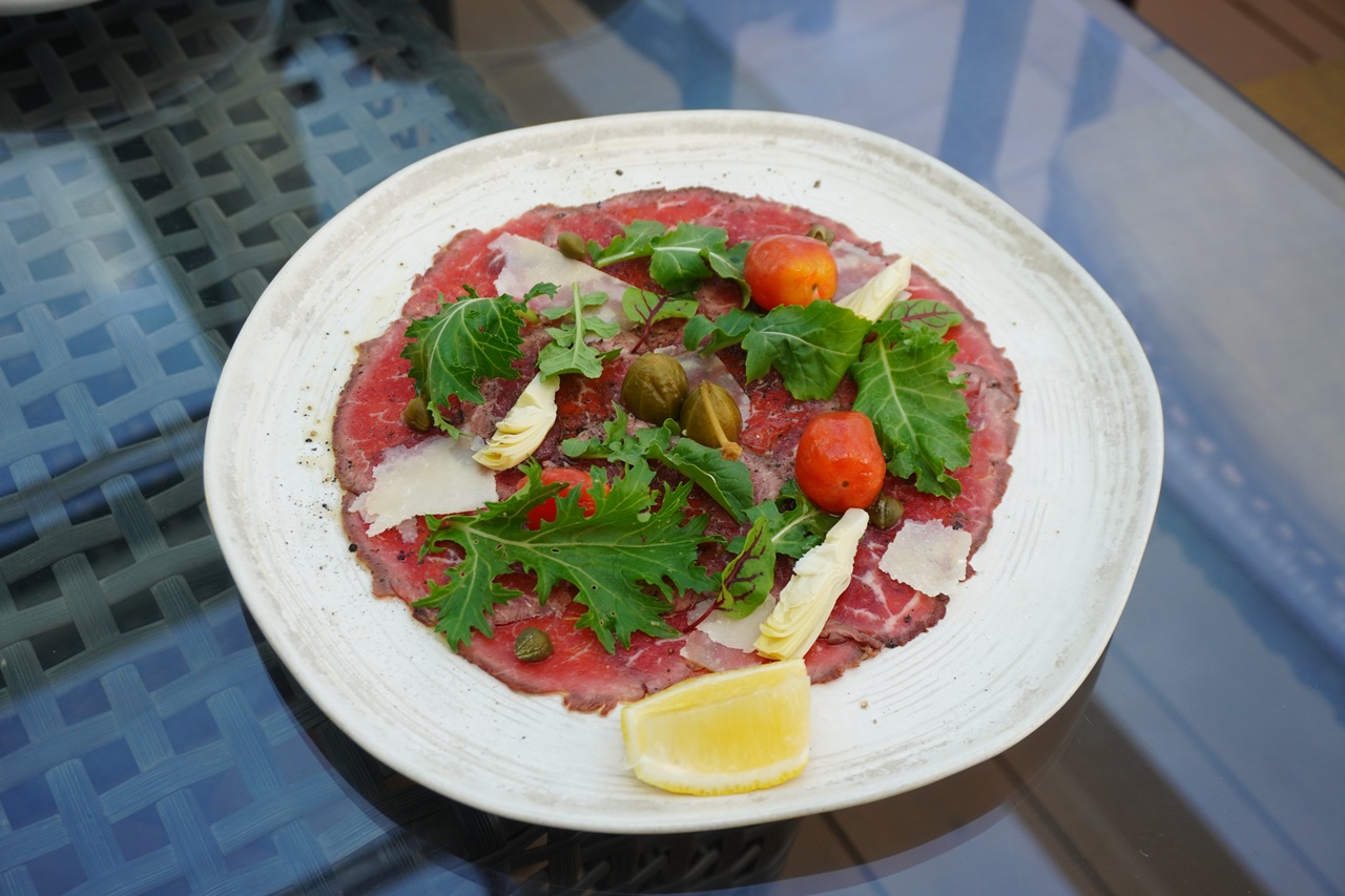 Beef carpaccio