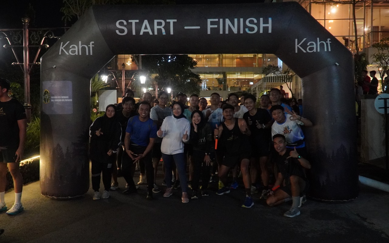 Mataram City Yogyakarta Holds "Thursday Night Run" with the Playon Community