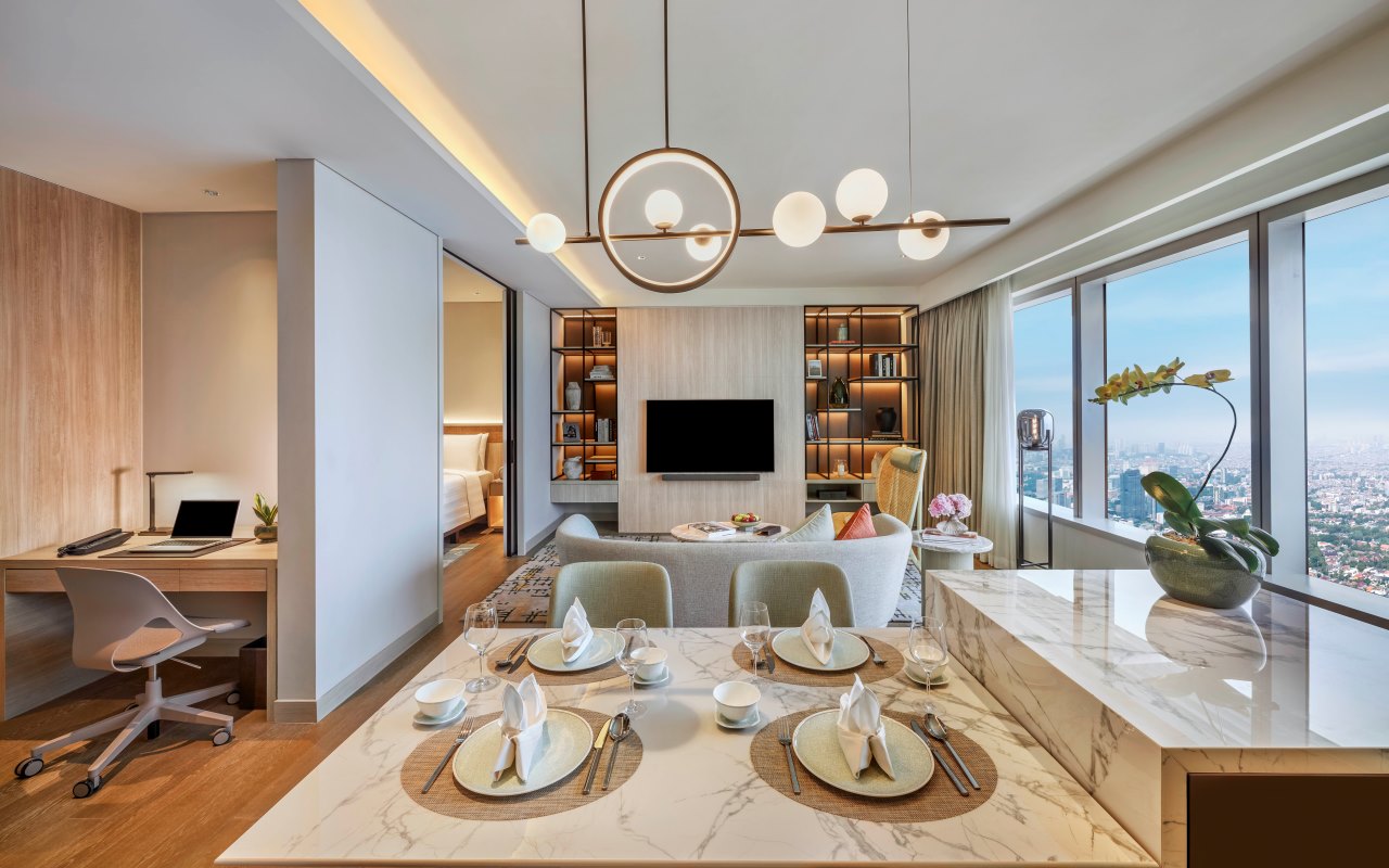 PARKROYAL Serviced Suites Jakarta Two Bedroom Suite - Living Room (Wide)
