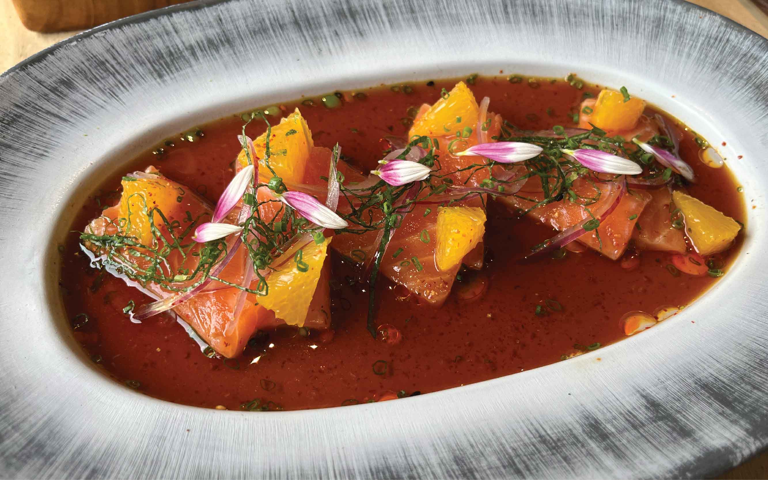 Salmon Tiradito