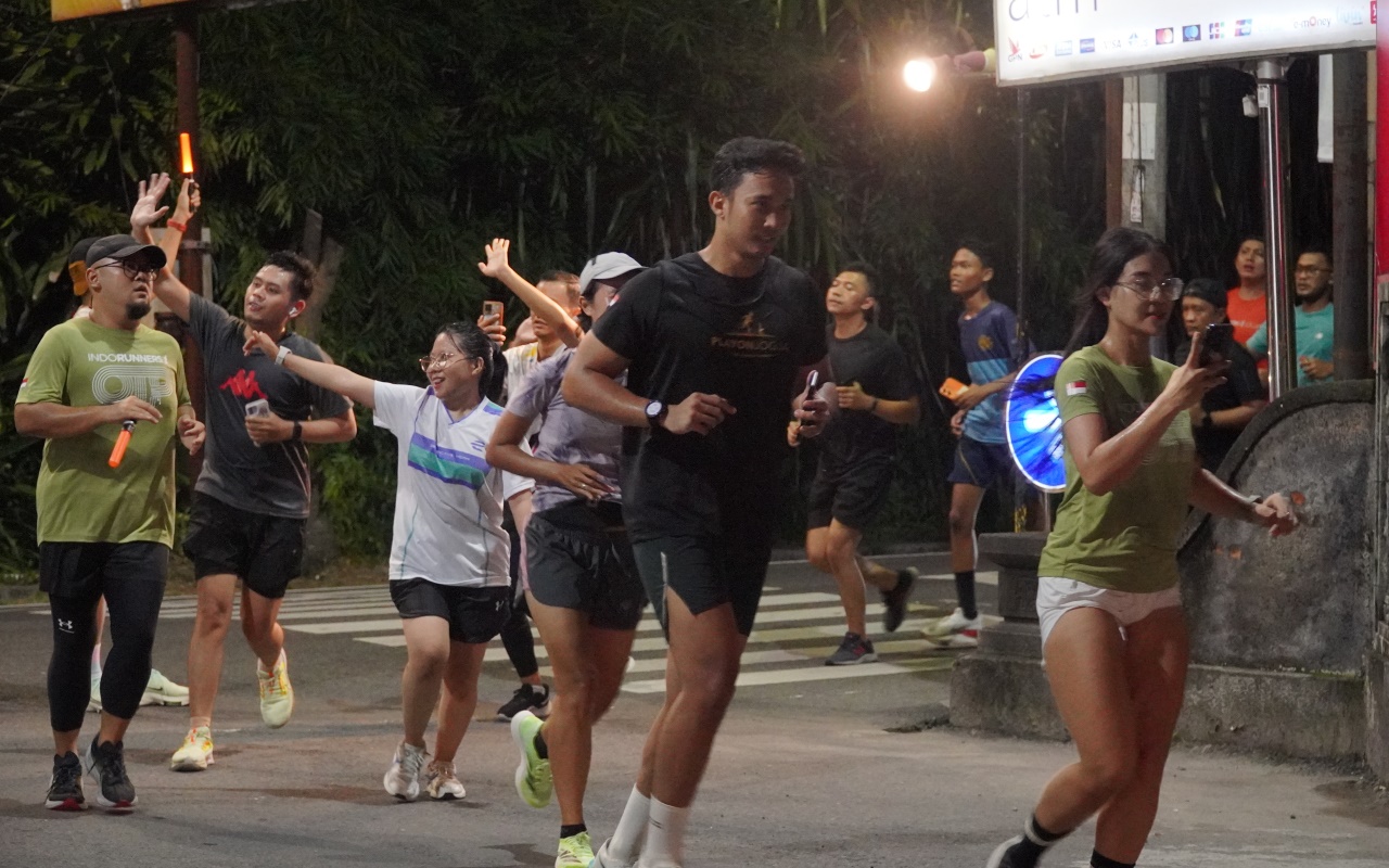 Mataram City Yogyakarta Holds "Thursday Night Run" with the Playon Community