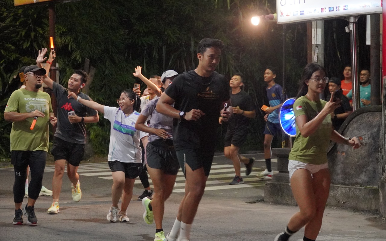 Mataram City Yogyakarta Holds "Thursday Night Run" with the Playon Community