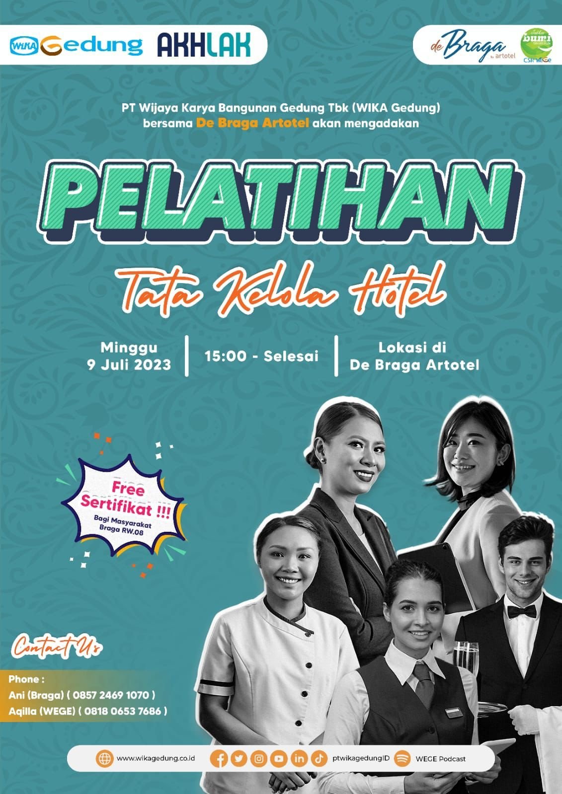 Pelatihan Tata Kelola Hotel