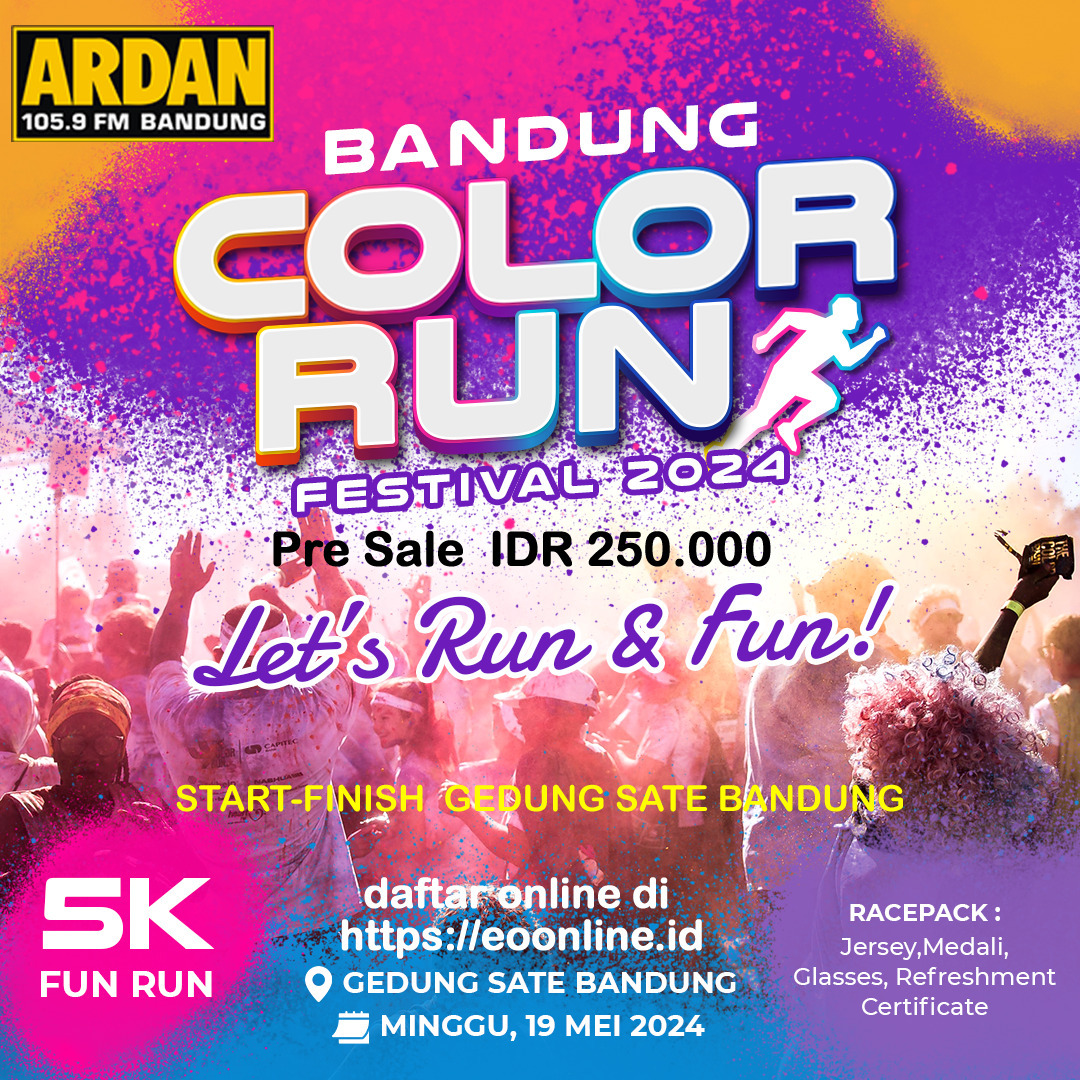 bandung color run