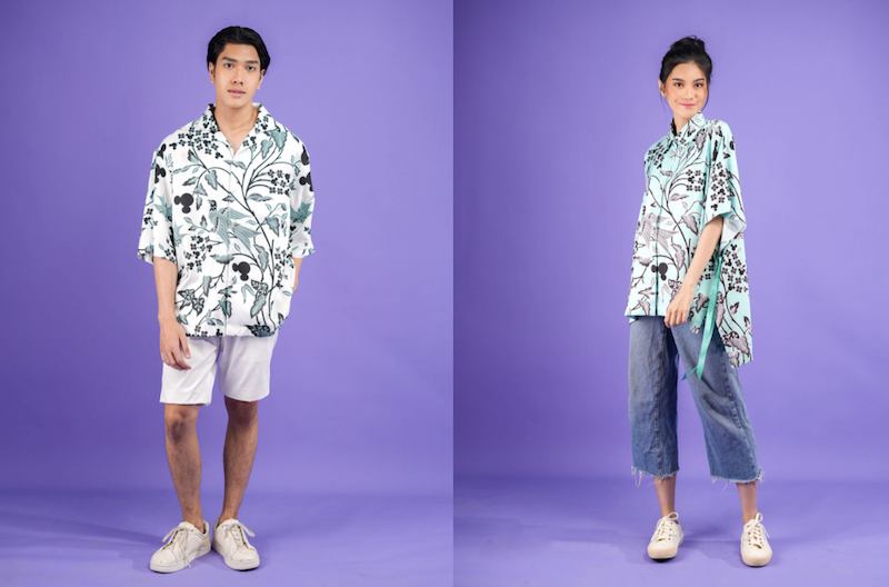 boy and women wear batik